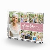 Grandma Heart Photo Collage Photo Block Fotoblokken (Rechts)