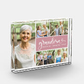Grandma Heart Photo Collage Photo Block Fotoblokken (Links)