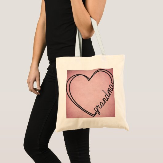 Grandma Heart Tote Bag (Voorkant (product))