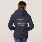 Grandma Hoodies Geweldige kleinkinderen Hoodie aan (Achterkant volledig)