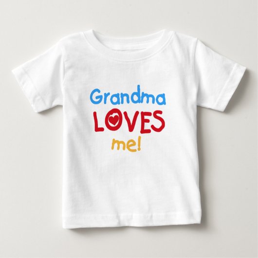 Grandma houdt van me T-shirts (Voorkant)
