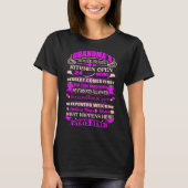 Grandma House Rules Kitchen Open 24 uur T-shirt (Voorkant)