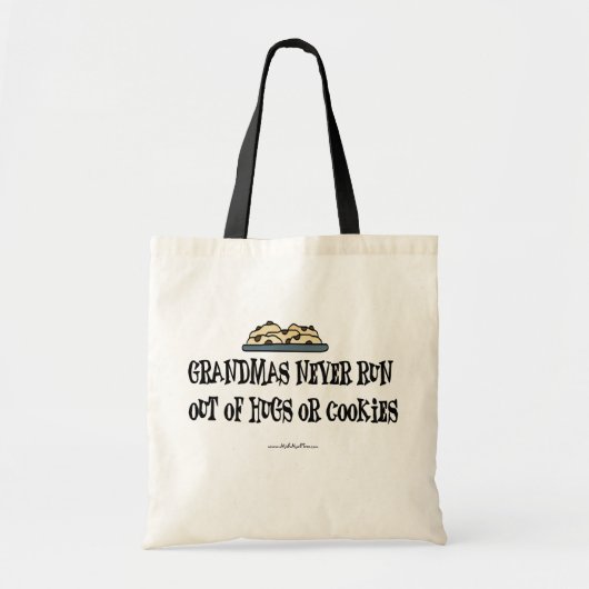 Grandma Hugs & Cookies Tote Bag (Voorkant)