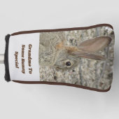 Grandma Iemand Special Funny Bunny Pun Humor Golfheadcover (Voorkant)