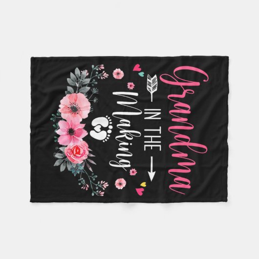 Grandma In The Making Vitro Fertilization Pregnanc Fleece Deken (Voorkant (Horizontaal))