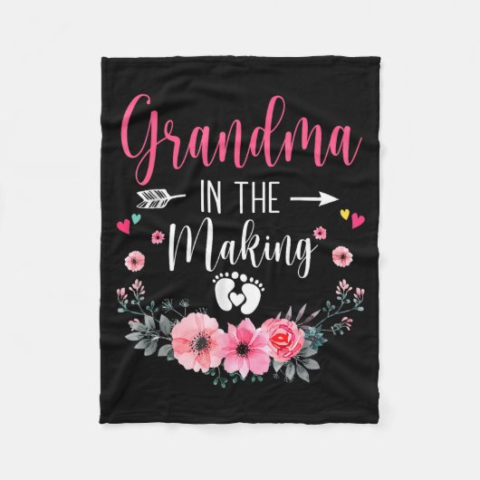 Grandma In The Making Vitro Fertilization Pregnanc Fleece Deken (Voorkant)