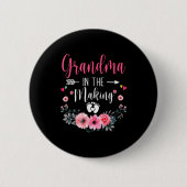 Grandma In The Making Vitro Fertilization Pregnanc Ronde Button 5,7 Cm (Voorkant)
