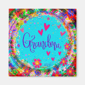 "Grandma" Inspiron Magnet (Voorkant)