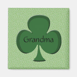 Grandma Irish Shamrock Magnet