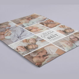 Grandma is de beste foto Collage Fleece Blanket Deken