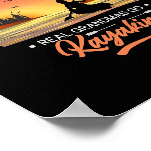 Grandma Kayaking Poster (Hoek)