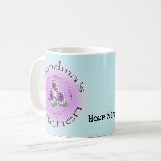 Grandma Kitchen mok (Voorkant links)