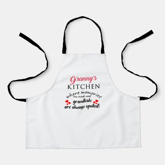 Grandma Kitchen Schort (Voorkant)