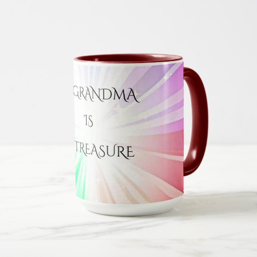 "GRANDMA" KOFFIE OF TEA-MOK. MOK (Voorkant rechts)