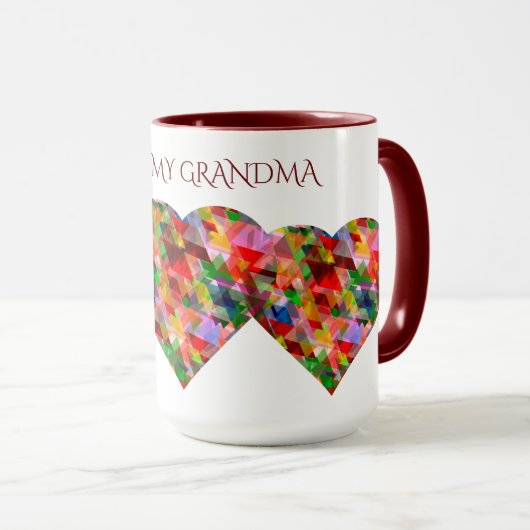 "GRANDMA" KOFFIE OF TEA-MOK. MOK (Voorkant rechts)