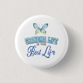 Grandma Life Best Life Ronde Button 3,2 Cm (Voorkant)