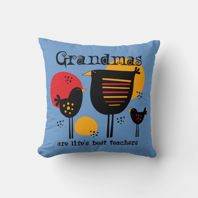 Grandma Life's Best Teacher Pillow Kussen (Voorkant)