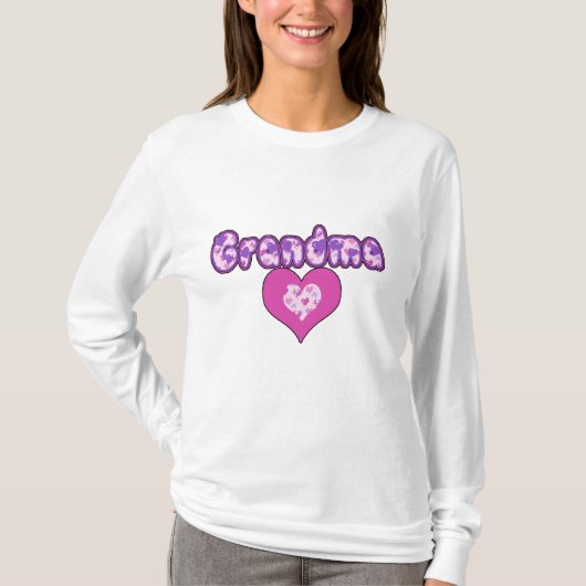 GRANDMA LONG SLEEVE t SHIRT (Voorkant)