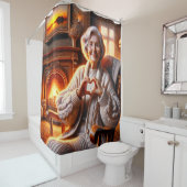 Grandma Love Douchegordijn (In situ)