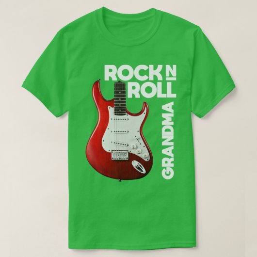 Grandma Love Rock n Roll Funny TShirt (Design voorkant)