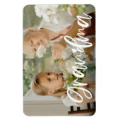 Grandma Love Script Persoonlijke foto Gift Magneet (Verticaal)