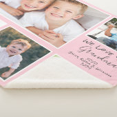 Grandma Love You 5 Foto roze Sherpa Deken (3/4)