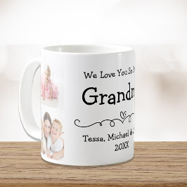 Grandma Love You Personalized Photo Koffiemok