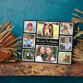 Grandma Love You Photo Collage Black Fotoplaat (Zijkant)