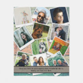 Grandma Love You Photo Collage Fleece Deken (Voorkant)