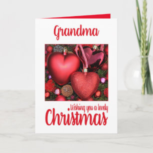 Grandma Lovely kerstkaart Feestdagen Kaart