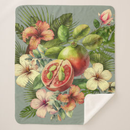 Grandma Manuela's Guavas Sherpa Deken