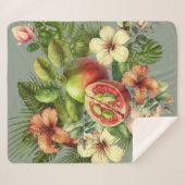 Grandma Manuela's Guavas Sherpa Deken (Voorkant (horizontaal))