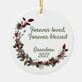 Grandma Memorial Ornament - Forever Loved (Voorkant)