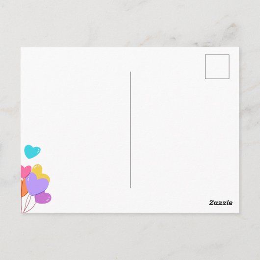 Grandma Moederdag Cute Kat Roze Briefkaart (Achterkant)