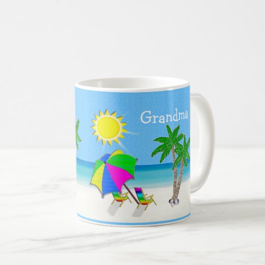 GRANDMA Mokken Beach Thlek Coffee Mugs (Voorkant rechts)