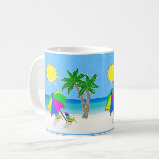 GRANDMA Mokken Beach Thlek Coffee Mugs (Voorkant links)