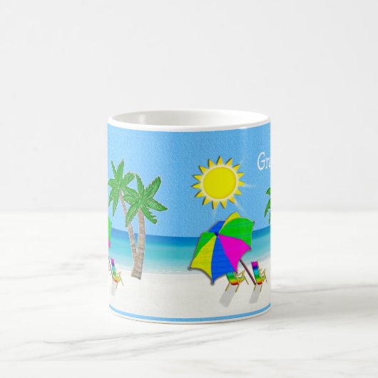 GRANDMA Mokken Beach Thlek Coffee Mugs (Center)