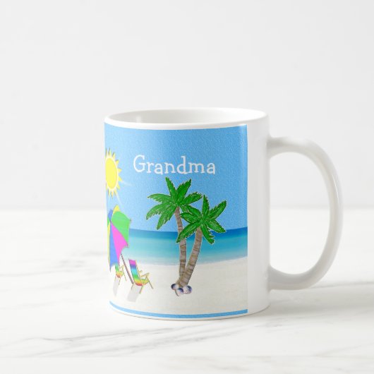 GRANDMA Mokken Beach Thlek Coffee Mugs (Rechts)