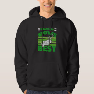 Grandma Mows Best Gardener Grandmoeder Lawnmower L Hoodie