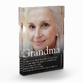 Grandma Nana Modern Fun Definition Fotoblokken (Links)