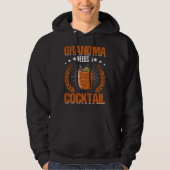 Grandma Needs A Cocktail Hoodie (Voorkant)