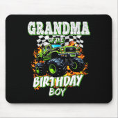 Grandma Of The Birthday Boy Monster Truck Birthday Muismat (Voorkant)