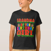 Grandma Of The Birthday Girl Melon Family Matching T-shirt (Voorkant)