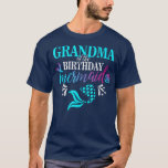 Grandma Of The Birthday Mermaid Matching Family  T-shirt<br><div class="desc">Grandma Of The Birthday Mermaid Matching Family</div>