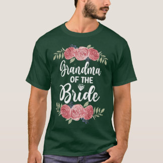 Grandma Of The Bridal Shower Wedding Party T-shirt