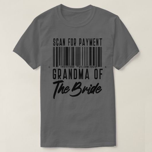 Grandma of the Bride - Bachelorette Proposal Group T-shirt (Design voorkant)