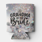 Grandma of the Bride Sparkle Diamonds Blikjeskoeler (Achterkant)