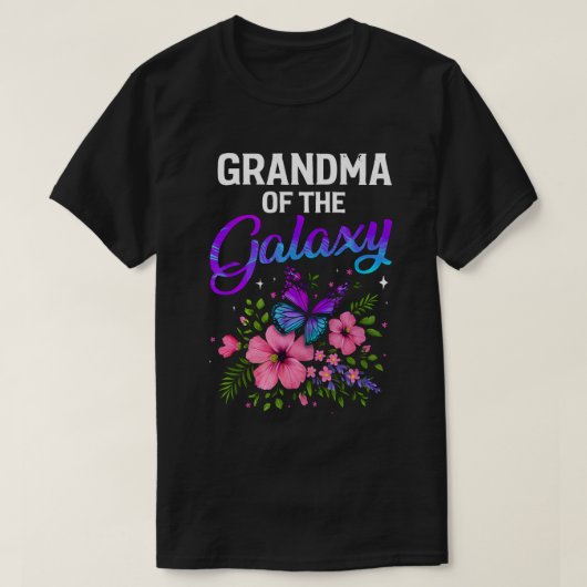 Grandma of the galaxy t-shirt (Design voorkant)