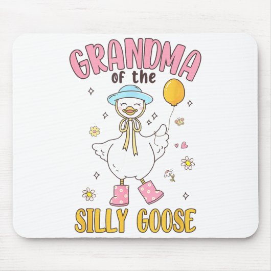 Grandma Of The Silly Goose First Birthday Family M Muismat (Voorkant)