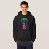 Grandma Of The Sweet 16 Sixteen Parents Matching F Hoodie (Voorkant volledig)